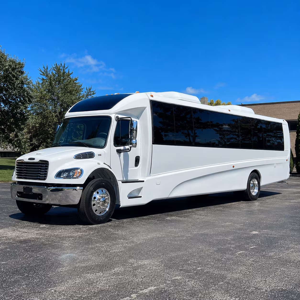 Toledo Airport Shuttle & Transportation party bus exterior
