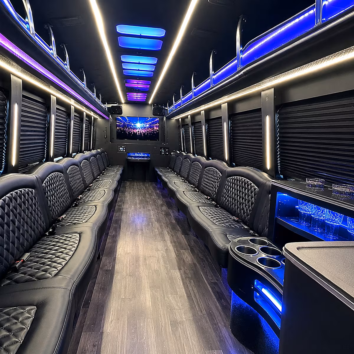 Toledo Concert & Music Festival Transportation onboard seating