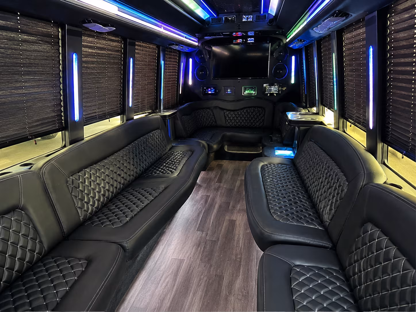Toledo Private Event Transportation party bus exterior