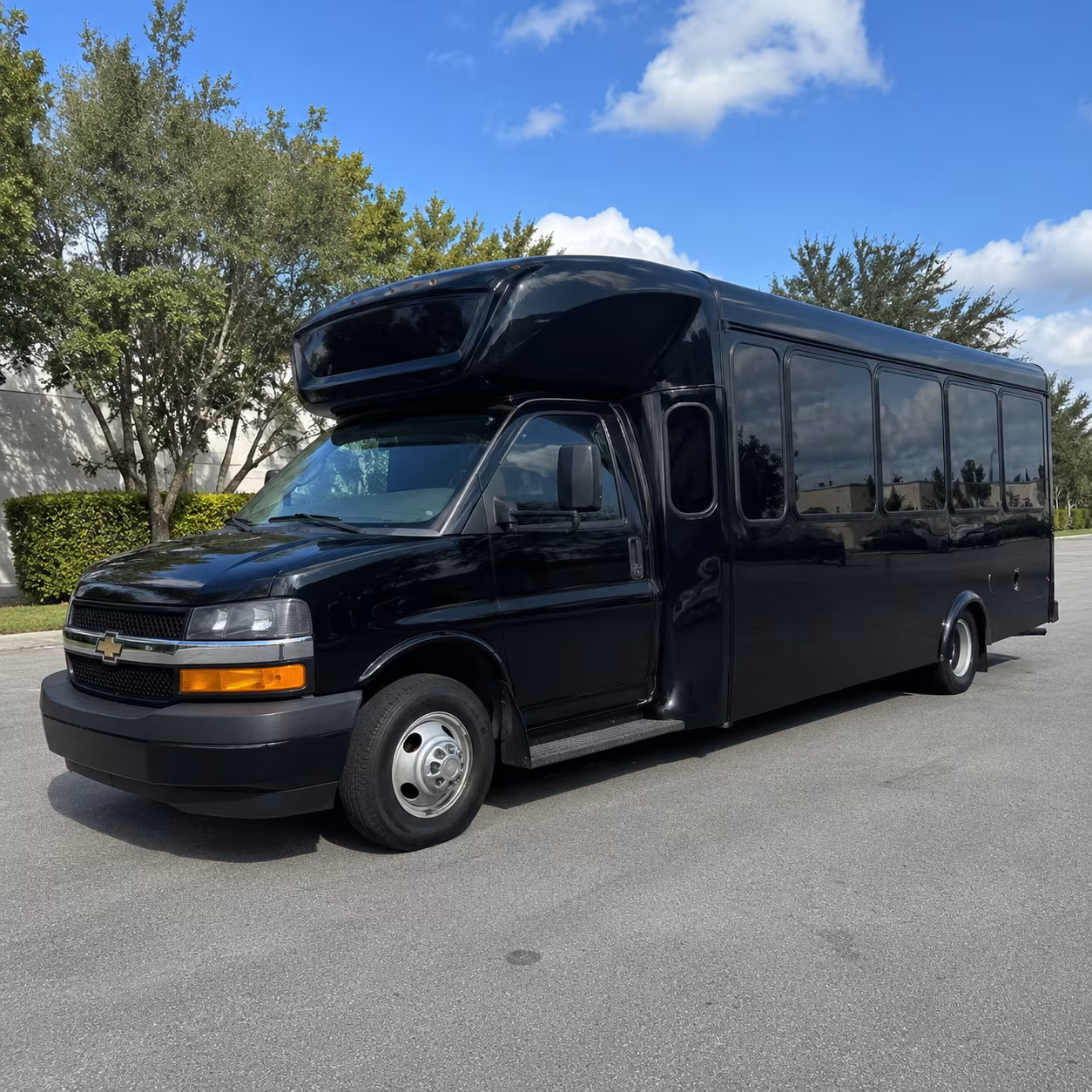 Toledo Private Event Transportation party bus exterior
