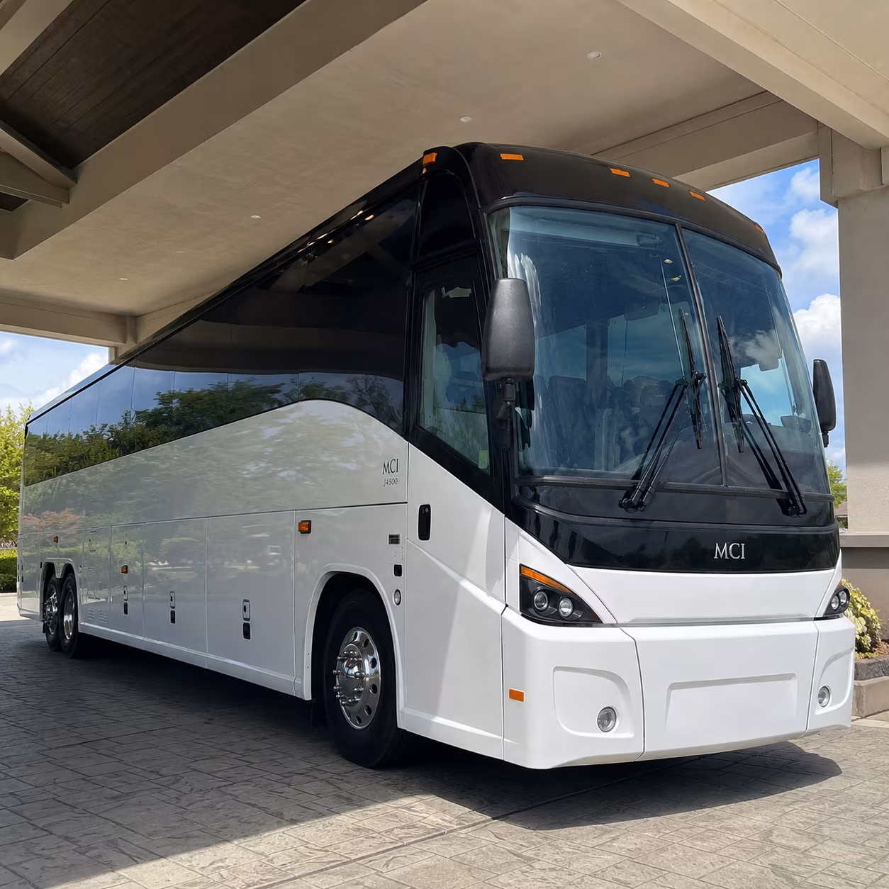 Toledo School Event Transportation party bus exterior