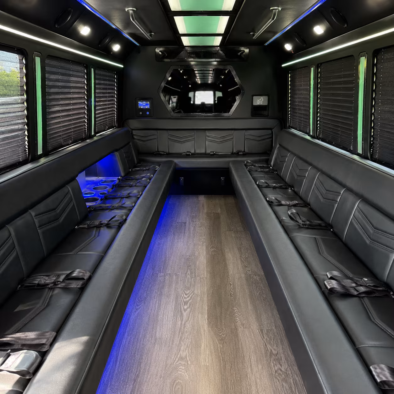 Toledo Sporting Event Transportation party bus exterior
