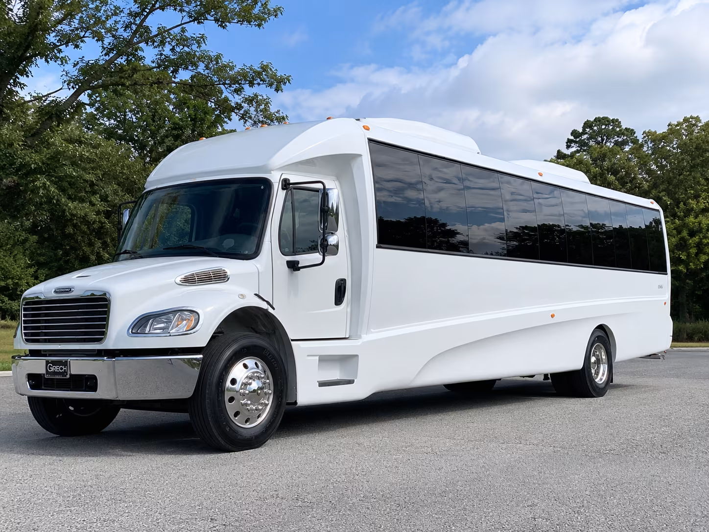 Toledo Wedding Transportation party bus exterior