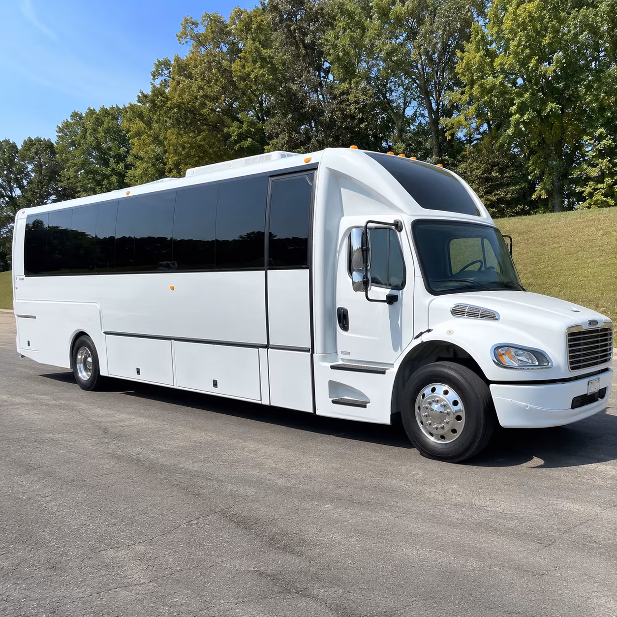 Toledo Wedding Transportation party bus exterior
