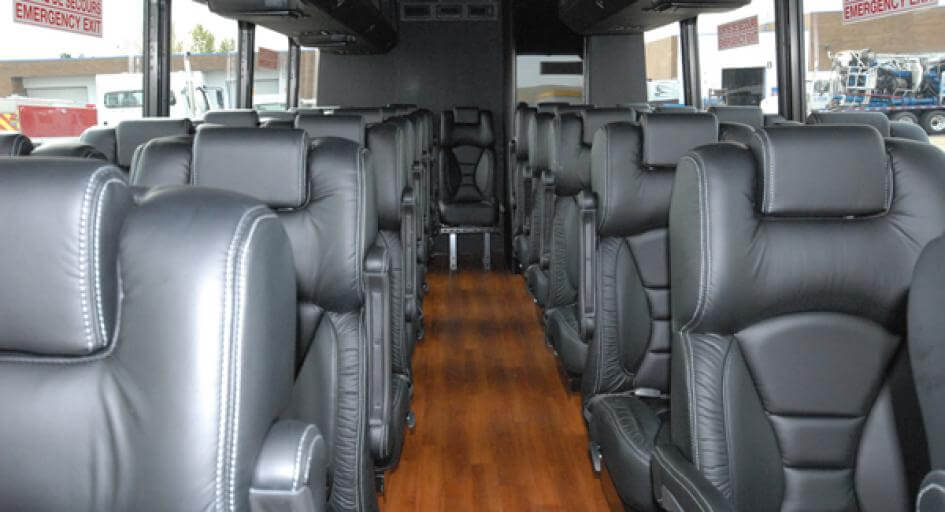 Cuyahoga Falls 20 Passenger Minibus Interior