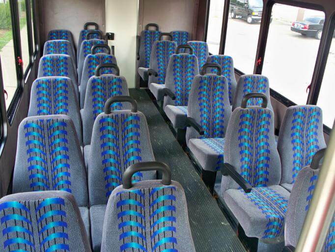 Cuyahoga Falls 25 Passenger Mini Bus Interior