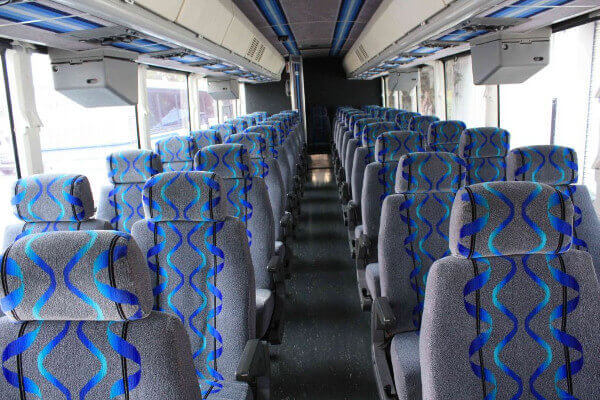 Cuyahoga Falls 40 Passenger Coach Bus Interior