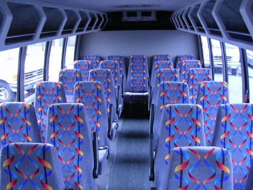 Hamilton 15-35 Passenger Minibuses Interior