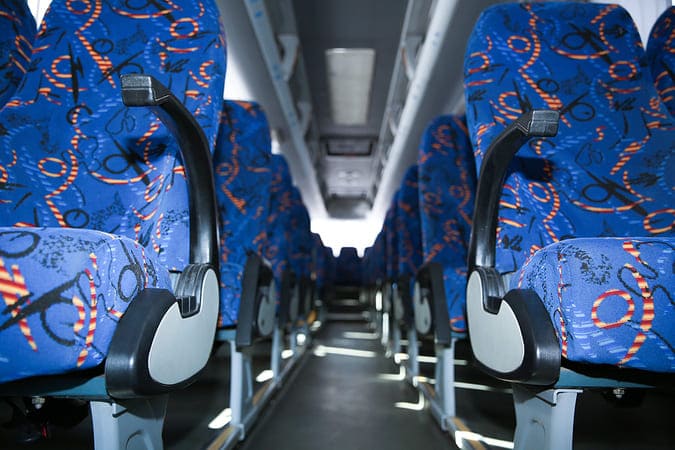 Hamilton 47-56 Passenger Charter Buses Interior
